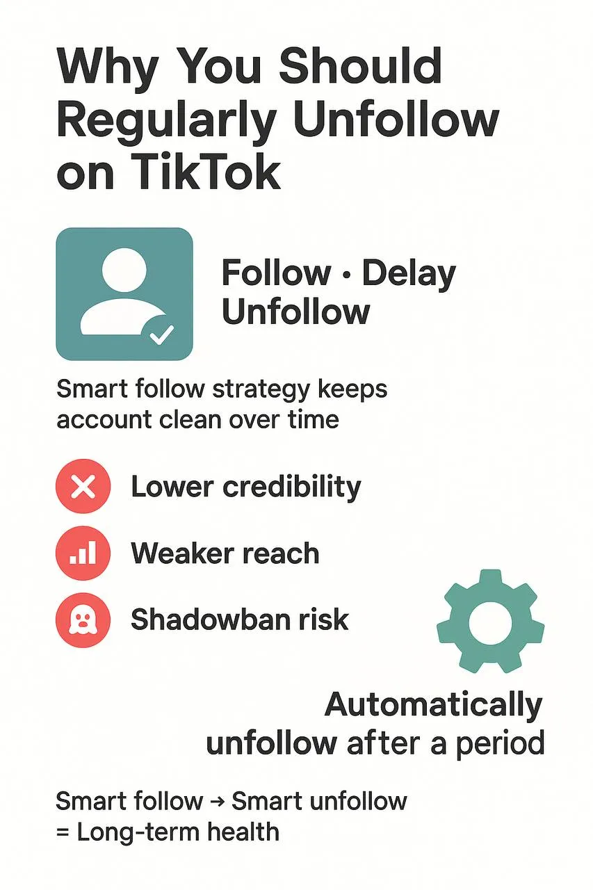 फॉलोइंग क्लीनअप = अकाउंट स्वास्थ्य