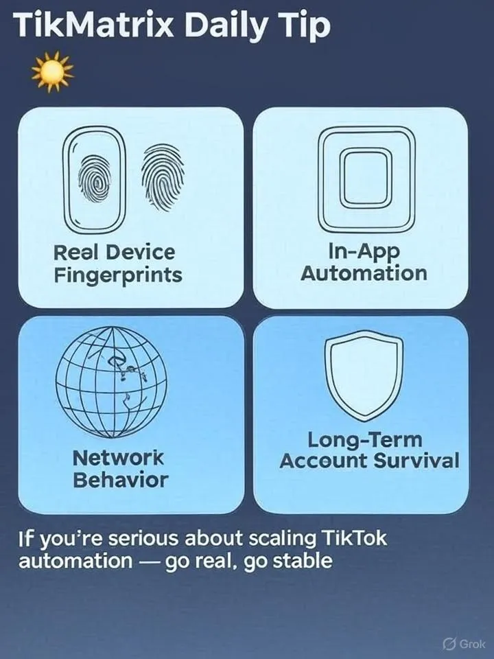 โทรศัพท์จริง vs Anti-detect — TikMatrix